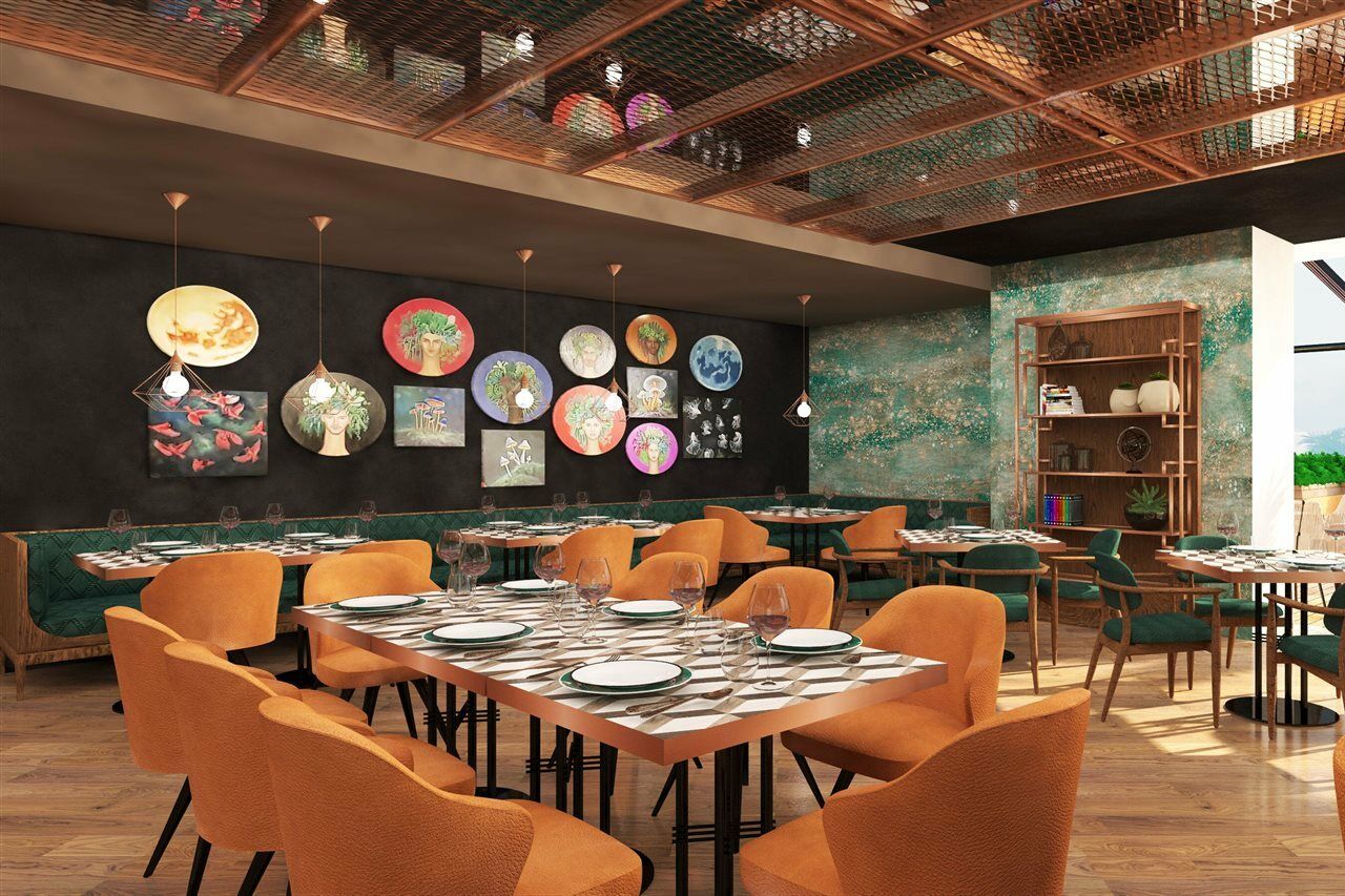 ホテル ダブルツリー バイ ヒルトン アンタルヤ シティ センター エクステリア 写真 Restaurant interior